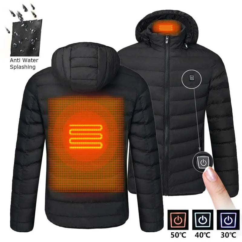 🔥 Jaqueta Masculina Térmica com Aquecimento USB – Aiwetin Smart Heating 🔥